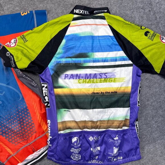 Cycling Jersey Mens Small Lot of 2 Boston Red Sox Tour De Summer Camps NJ - Picture 6 of 9